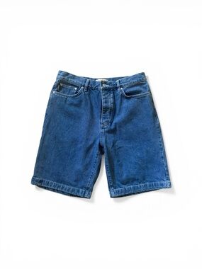 Stüssy Big Ol' Y2K Jean Denim Shorts -Medium Stone Wash Size 32 Baggy Fit